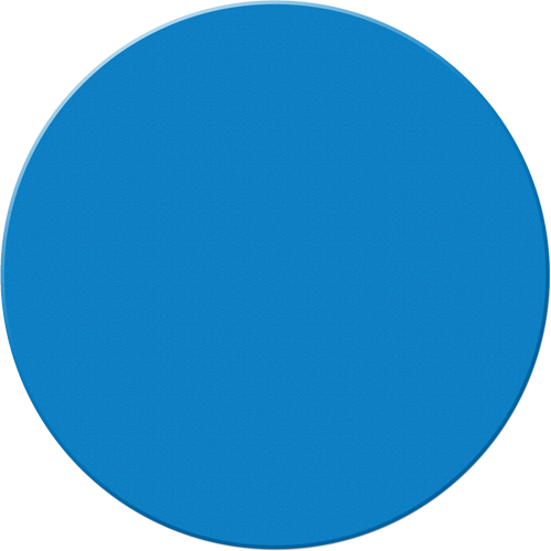 Marqueurs all&eacute;g&eacute;e/5S Armor Stripe, Cercle, 6" lo x 6" la, Bleu, Plastique Distribution Jean Lapalme