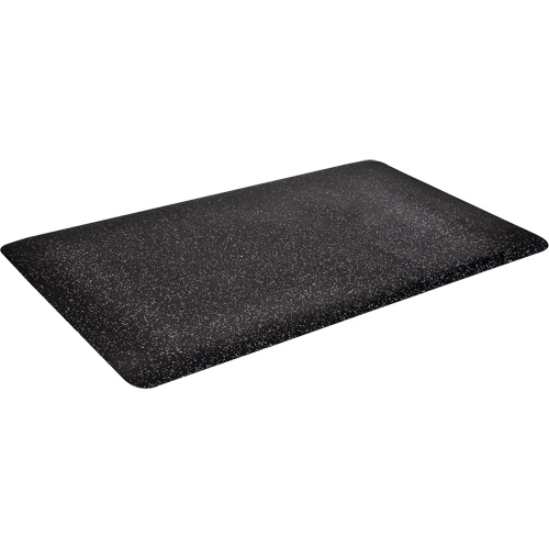 Tapis antimicrobiens WD Foodmaster, Lisse, 2' x 3' x 9/16", Noir, Mousse de vinyle Distribution Jean Lapalme