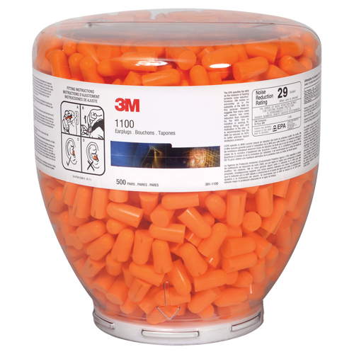 E-A-R 1100 Series Earplugs Dispenser Bottle Refill, Bulk - Canister Distribution Jean Lapalme