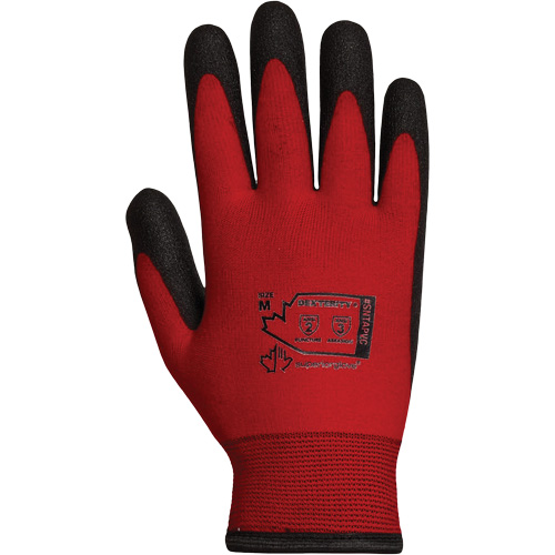 Gants doubl&eacute;s pour l'hiver Dexterity, 10/T-Grand, R&ecirc;vetement PVC, Calibre 15, Enveloppe en Nylon Distribution Jean Lapalme