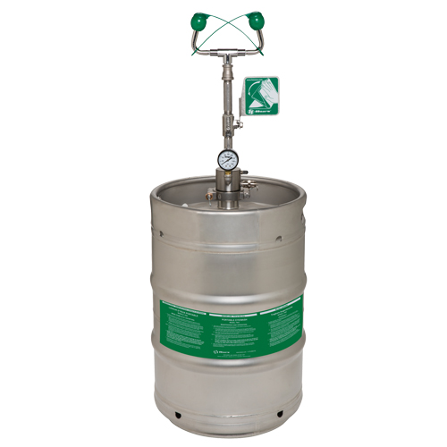 Douche oculaire d'urgence portable, Pressuris&eacute;, Capacit&eacute; 15 gal., Conformit&eacute; ANSI Z358.1 Distribution Jean Lapalme