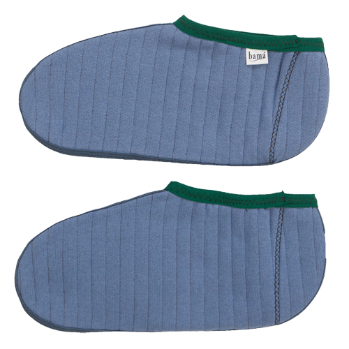 Chaussons pour bottes en caoutchouc, Hommes, T-Grand, Bleu/Vert, Coton/Molleton Distribution Jean Lapalme