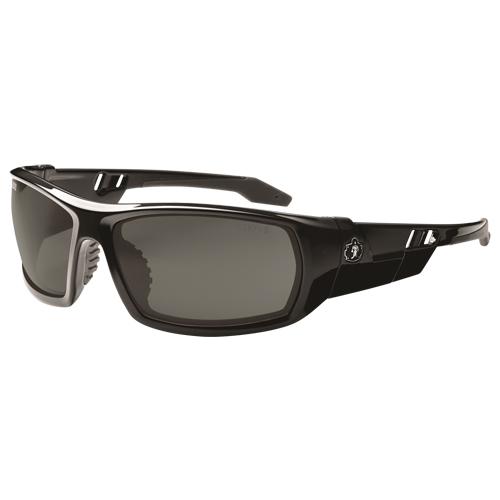 Lunettes de s&eacute;curit&eacute; Skullerz Odin, Lentille Grise/fum&eacute;e, Anti-&eacute;gratignures, ANSI Z87+/R&eacute;pond ou surpasse la norme CSA Z94.3 Distribution Jean Lapalme