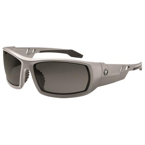 Lunettes de s&eacute;curit&eacute; Skullerz Odin, Lentille Grise/fum&eacute;e, Antibu&eacute;e/Anti-&eacute;gratignures, ANSI Z87+/R&eacute;pond ou surpasse la norme CSA Z94.3 Distribution Jean Lapalme