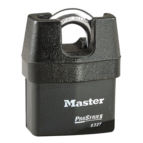 Cadenas prot&eacute;g&eacute; ProSeries, Noir, Cl&eacute;s diff&eacute;rentes, Acier lamin&eacute;, Largeur de 2-5/8" Distribution Jean Lapalme