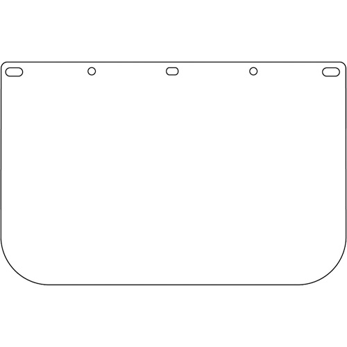 Dynamic Die Cut Faceshield Visor, PETG, Clear Tint Distribution Jean Lapalme