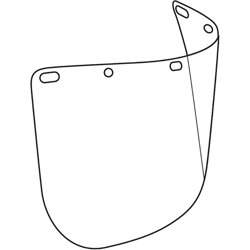 Dynamic Die Cut Faceshield Visor, Polycarbonate, Clear Tint Distribution Jean Lapalme
