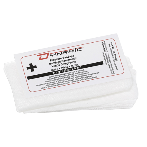 Dynamic Compress Bandages, 2" L x 2" W Distribution Jean Lapalme