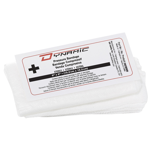 Dynamic Compress Bandage, 6" L x 6" W Distribution Jean Lapalme