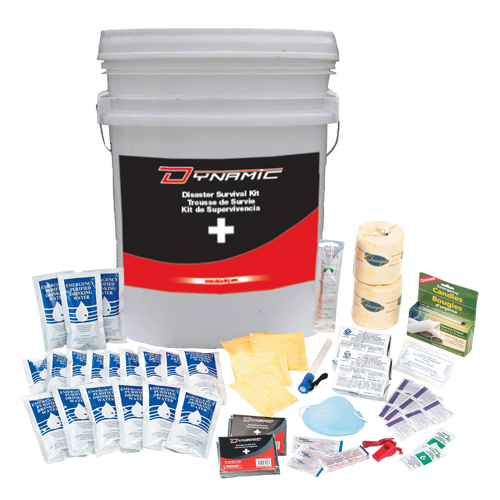 Dynamic Emergency Preparedness First Aid Kit, Class 1 Medical Device, Bucket Distribution Jean Lapalme