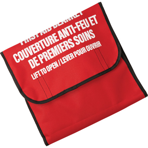 Couverture anti-feu avec sac de nylon Dynamic, Laine, 60" lo x 71" la Distribution Jean Lapalme