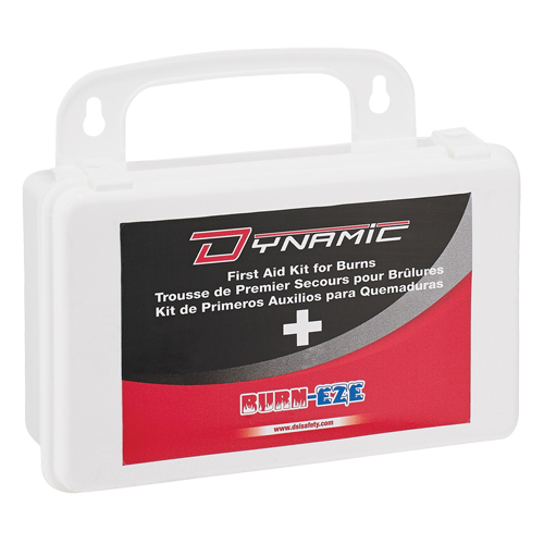 Trousse de premiers soins d'urgence pour brûlures Dynamic, Boîte en plastique de 10 unit&eacute;s, Classe 2 Distribution Jean Lapalme