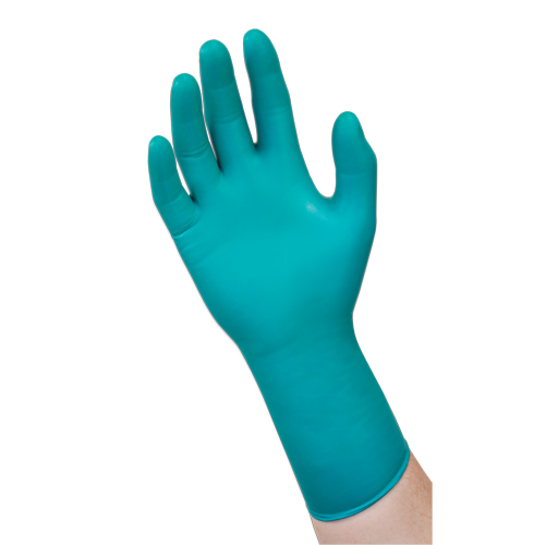 93-260 Chemical Resistant Disposable Gloves, X-Small, Neoprene/Nitrile, 7.8-mil, Powder-Free, Green Distribution Jean Lapalme