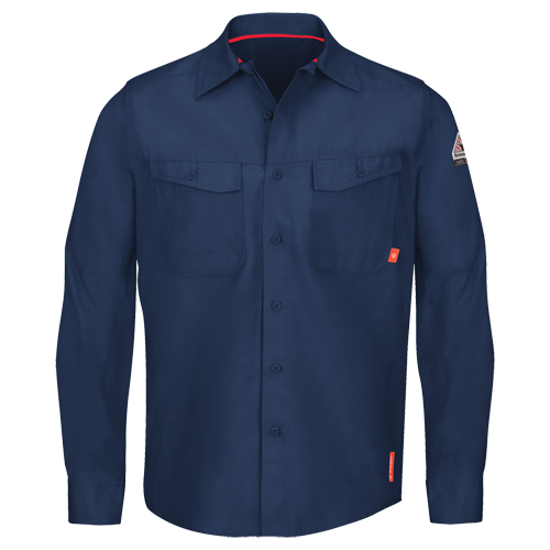 Chemises de travail IQ Endurance pour hommes, Petit, Bleu marin Distribution Jean Lapalme