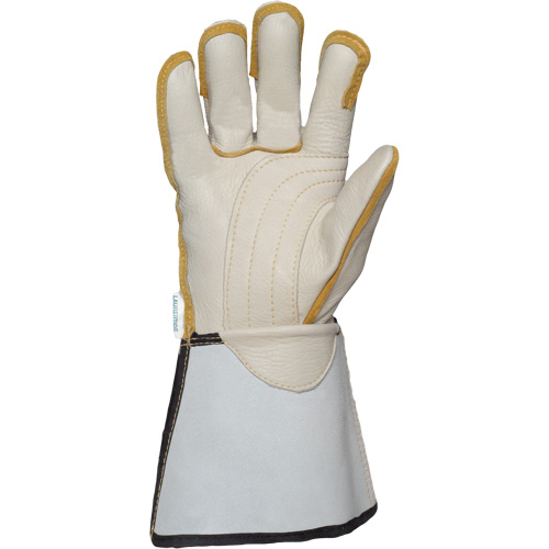Gants pour monteur de ligne, Petit, Paume en Cuir fleur de vache Distribution Jean Lapalme