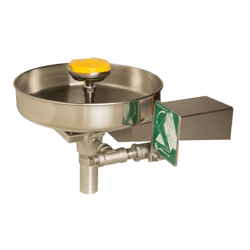 Eye/Face Wash Station, Wall-Mount Installation, Stainless Steel Bowl Distribution Jean Lapalme
