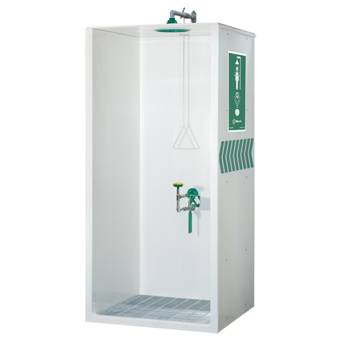 Cabine de douche et douche oculaire/faciale Distribution Jean Lapalme