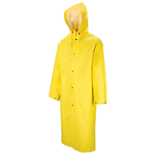 601 Tornado Long Rain Coat, Polyester/PVC, Large, Yellow Distribution Jean Lapalme