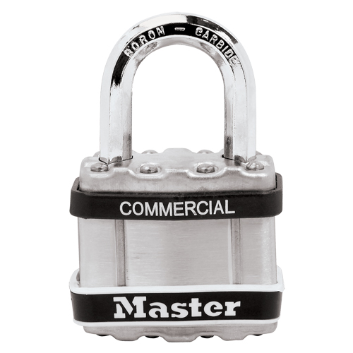 Cadenas lamin&eacute;, Argent, Cl&eacute;s diff&eacute;rentes, Acier lamin&eacute;, Largeur de 1-3/4" Distribution Jean Lapalme