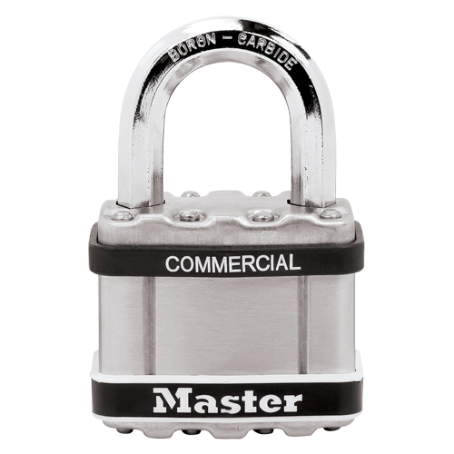 Laminated Padlock, Silver, Keyed Different, Laminated Steel, 2" Width Distribution Jean Lapalme