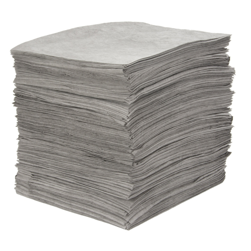 Premium Meltblown Sorbent Pads, Universal, 15" x 18", 25 gal. Absorbancy Distribution Jean Lapalme