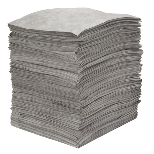 Premium Meltblown Sorbent Pads, Universal, 15" x 18", 30 gal. Absorbancy Distribution Jean Lapalme