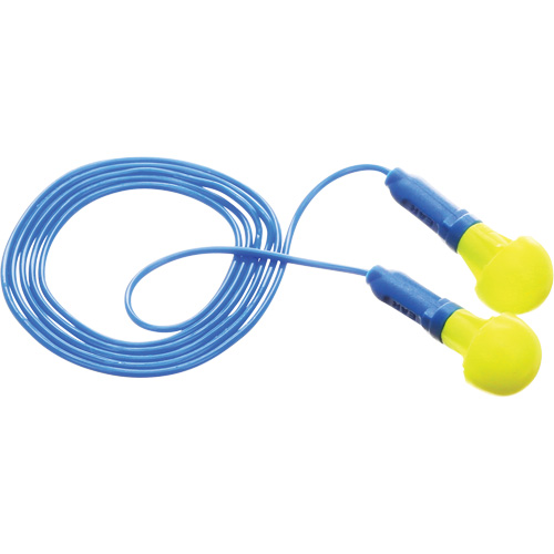 E-A-R Push-Ins Earplugs, Corded, Pair - Polybag, 28/23 dB NRR, One-Size Distribution Jean Lapalme