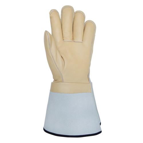 Lineman's Gloves, Small, Grain Cowhide Palm Distribution Jean Lapalme