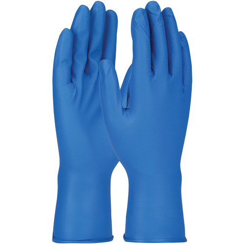 Grippaz Gloves, Small, Nitrile, 8-mil, Powder-Free, Blue Distribution Jean Lapalme