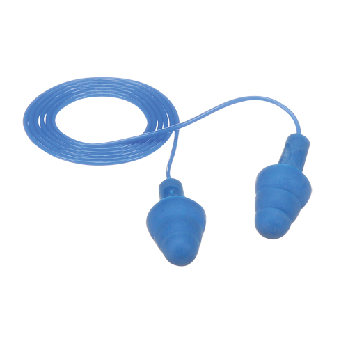 Bouchons d'oreilles d&eacute;tectables E-A-Rsoft UltraFit, Avec cordon, R&eacute;gulier, Vrac - Sac en poly, NRR dB 25 Distribution Jean Lapalme