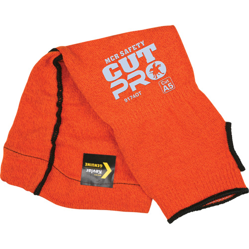 Manches Memphis, Kevlar, 14", ASTM ANSI niveau A5, Orange Distribution Jean Lapalme