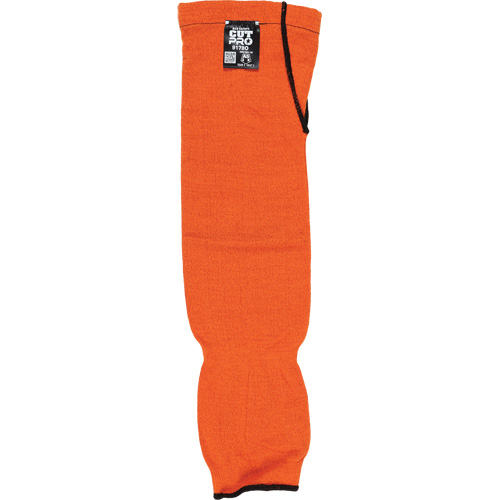Manches Memphis avec trou pour le pouce, Kevlar, 18", ASTM ANSI niveau A5, Orange Distribution Jean Lapalme