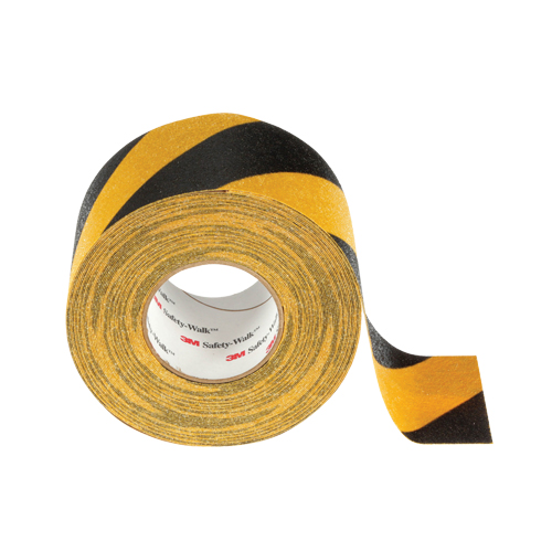 Safety-Walk 600 Series Anti-Slip Tape, 6" x 60', Black & Yellow Distribution Jean Lapalme