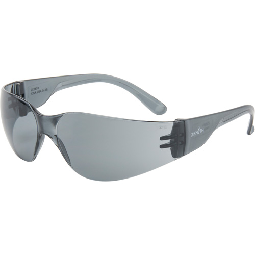 Lunettes de s&eacute;curit&eacute; s&eacute;rie Z600, Lentille Grise/fum&eacute;e, Anti-&eacute;gratignures, ANSI Z87+/R&eacute;pond ou surpasse la norme CSA Z94.3 Distribution Jean Lapalme