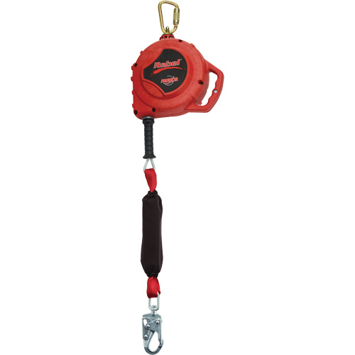 Rebel Self-Retracting Lifeline, 33', Galvanized Steel, Swivel Distribution Jean Lapalme