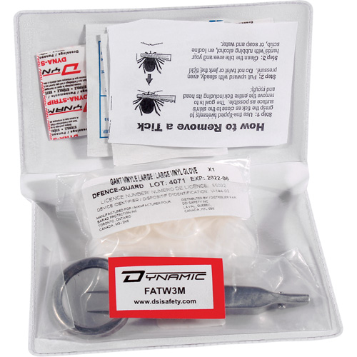 Dynamic Tick Removal Kit, Class 1 Medical Device, Resealable Plastic Bag Distribution Jean Lapalme