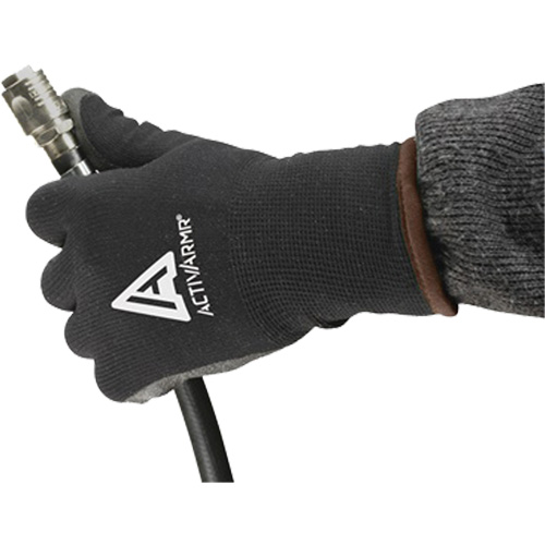Gants thermiques ActivArmr 97-631 pour un usage moyen, 7/Petit, R&ecirc;vetement Mousse de PVC, Calibre 10, Enveloppe en Nylon Distribution Jean Lapalme