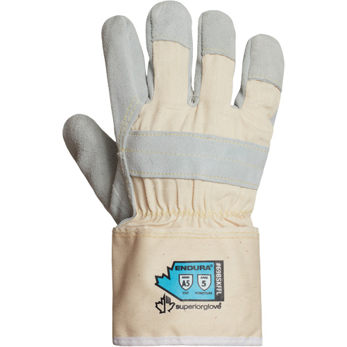 Endura&reg; Cut-Resistant Gloves, Small, Split Leather Palm Distribution Jean Lapalme