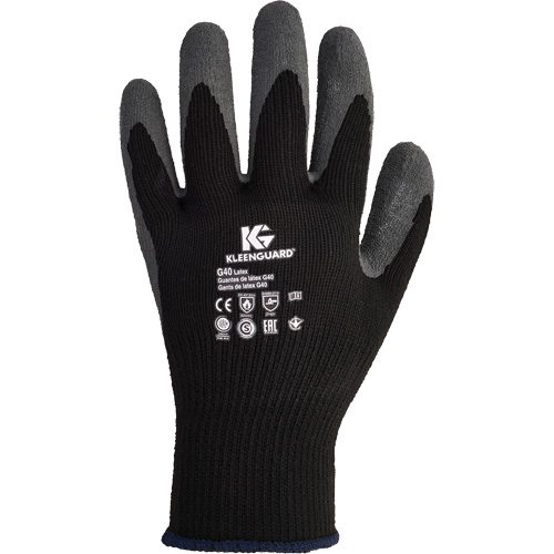 KleenGuard G40 Multi-Purpose Gloves, 7/Small, Rubber Latex Coating, 10 Gauge, Polyester/Cotton Shell Distribution Jean Lapalme