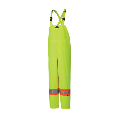 5597 Salopette de s&eacute;curit&eacute; l&eacute;g&egrave;re 150D, Polyester, Grand, Jaune lime haute visibilit&eacute; Distribution Jean Lapalme