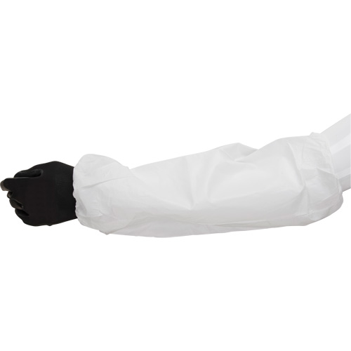 Manchettes, Longueur de 18", Microporeux, Blanc Distribution Jean Lapalme