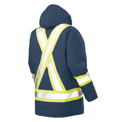 Parka de s&eacute;curit&eacute;, Bleu marine, Grand Distribution Jean Lapalme