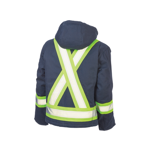 Manteau de s&eacute;curit&eacute;, Bleu marine, Grand Distribution Jean Lapalme