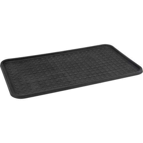 Boot Tray, Plastic, Black, 25" L x 14" W Distribution Jean Lapalme