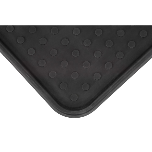Boot Tray, Plastic, Black, 25" L x 14" W Distribution Jean Lapalme