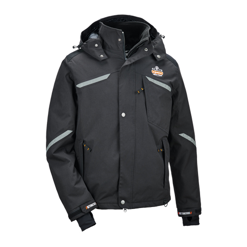 N-Ferno&reg; 6466 Thermal Jacket, Men's, Small, Black Distribution Jean Lapalme