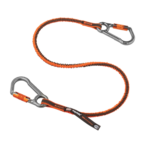 Longe porte-outils verrouillable Squids 3118F(x), Tendeur, Mousqueton double Distribution Jean Lapalme