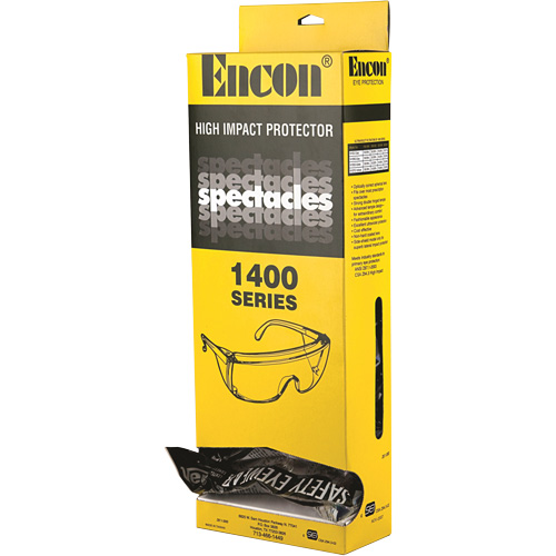 Veratti&reg; Tuff Spec&reg; 1400 Series Safety Glasses with Encon&reg; Dispenser Box, Clear Lens, ANSI Z87+/Meets/Exceeds CSA Z94.3 Distribution Jean Lapalme