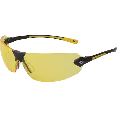 Lunettes de s&eacute;curit&eacute; Veratti 429, Lentille Ambr&eacute;e, Anti-&eacute;gratignures, ANSI Z87+/R&eacute;pond ou surpasse la norme CSA Z94.3 Distribution Jean Lapalme