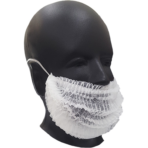 Beard Covers, Polypropylene, White Distribution Jean Lapalme